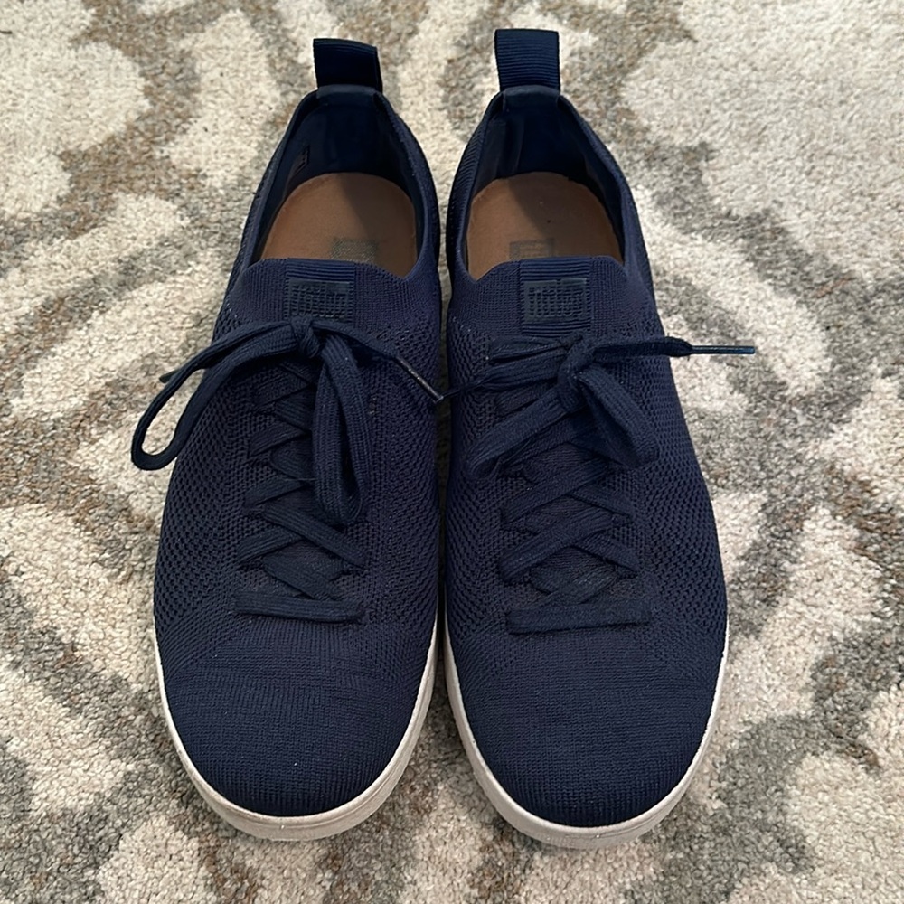 Fitflop Rally Knit Sneakers - Navy